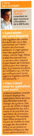 L'avis de l'expert 01Informatique
