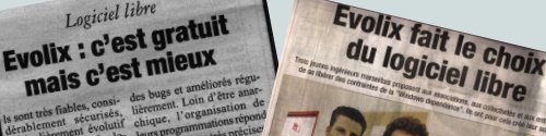 Articles de presse - Linux et logiciels libres